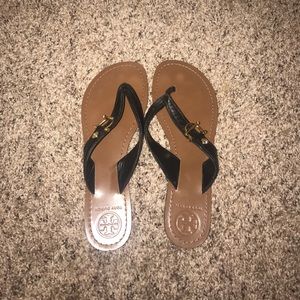 Authentic Tory Burch Black Sandals